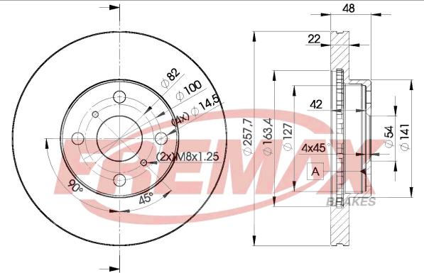 FREMAX BD-2490 - Bremžu diski www.autospares.lv