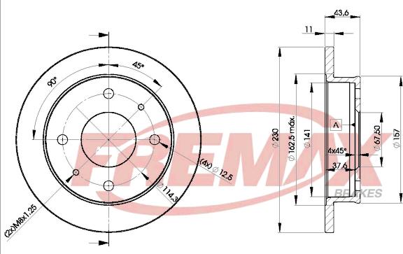 FREMAX BD-2000 - Bremžu diski www.autospares.lv