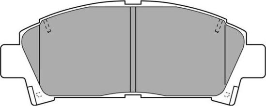 FREMAX FBP-0950 - Brake Pad Set, disc brake www.autospares.lv