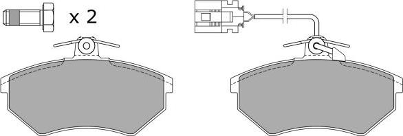 FREMAX FBP-0953-01 - Тормозные колодки, дисковые, комплект www.autospares.lv