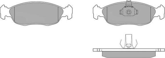 FREMAX FBP-0902 - Brake Pad Set, disc brake www.autospares.lv