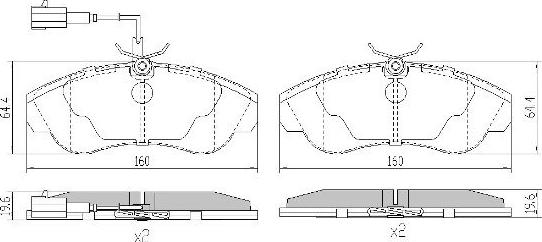 FREMAX FBP-0914-01 - Brake Pad Set, disc brake www.autospares.lv