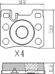 FREMAX FBP-0927 - Bremžu uzliku kompl., Disku bremzes www.autospares.lv