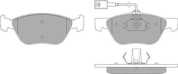 FREMAX FBP-0972-01 - Тормозные колодки, дисковые, комплект www.autospares.lv