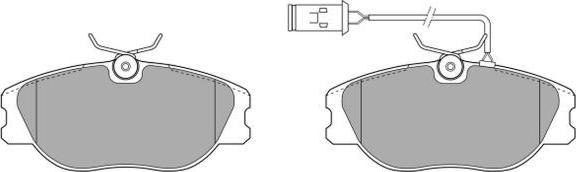 FREMAX FBP-0582 - Brake Pad Set, disc brake www.autospares.lv