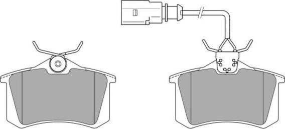 FREMAX FBP-0572 - Brake Pad Set, disc brake www.autospares.lv