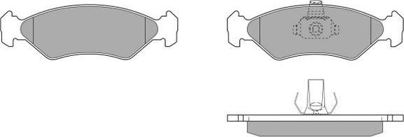 FREMAX FBP-0681-01 - Тормозные колодки, дисковые, комплект www.autospares.lv