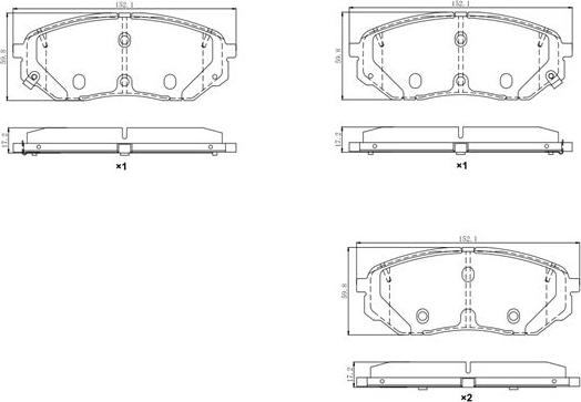 FREMAX FBP-0006 - Bremžu uzliku kompl., Disku bremzes www.autospares.lv