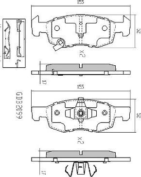 FREMAX FBP-0018 - Bremžu uzliku kompl., Disku bremzes www.autospares.lv