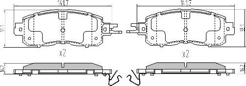 FREMAX FBP-0081 - Bremžu uzliku kompl., Disku bremzes www.autospares.lv