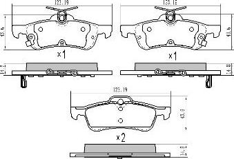 FREMAX FBP-0029 - Brake Pad Set, disc brake www.autospares.lv