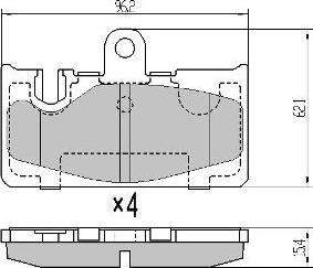 FREMAX FBP-0074 - Bremžu uzliku kompl., Disku bremzes www.autospares.lv