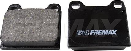 FREMAX FBP-0137 - Brake Pad Set, disc brake www.autospares.lv