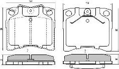 FREMAX FBP-0842 - Bremžu uzliku kompl., Disku bremzes www.autospares.lv