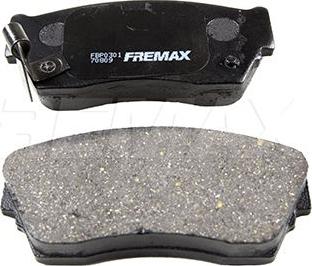 FREMAX FBP-0301 - Bremžu uzliku kompl., Disku bremzes www.autospares.lv