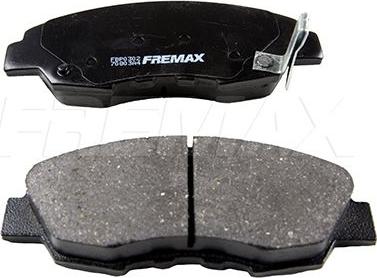 FREMAX FBP-0302 - Тормозные колодки, дисковые, комплект www.autospares.lv