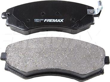 FREMAX FBP-0299 - Bremžu uzliku kompl., Disku bremzes www.autospares.lv