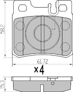 FREMAX FBP-0798 - Bremžu uzliku kompl., Disku bremzes www.autospares.lv