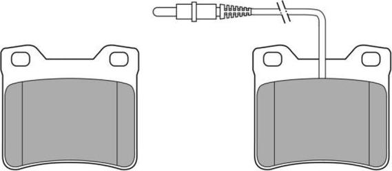 FREMAX FBP-0743 - Тормозные колодки, дисковые, комплект www.autospares.lv