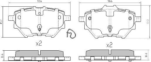 FREMAX FBP-0760 - Bremžu uzliku kompl., Disku bremzes www.autospares.lv