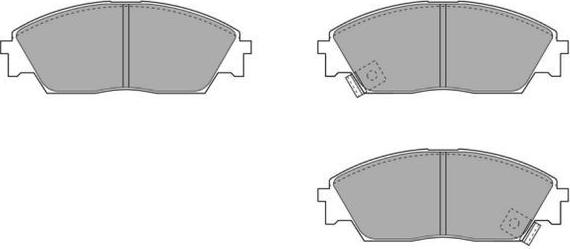 FREMAX FBP-0714-01 - Brake Pad Set, disc brake www.autospares.lv