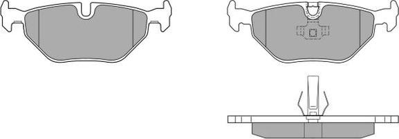 FREMAX FBP-0734 - Тормозные колодки, дисковые, комплект www.autospares.lv