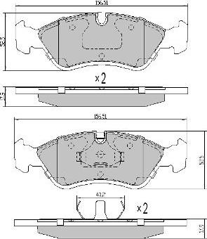 FREMAX FBP-0731-01 - Bremžu uzliku kompl., Disku bremzes www.autospares.lv