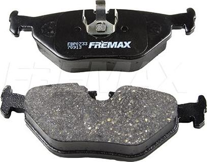 FREMAX FBP-0733 - Bremžu uzliku kompl., Disku bremzes www.autospares.lv