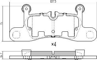 FREMAX FBP-1916 - Bremžu uzliku kompl., Disku bremzes www.autospares.lv