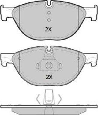 FREMAX FBP-1932 - Bremžu uzliku kompl., Disku bremzes www.autospares.lv