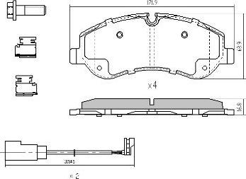 FREMAX FBP-1973 - Bremžu uzliku kompl., Disku bremzes www.autospares.lv