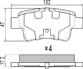 FREMAX FBP-1440 - Bremžu uzliku kompl., Disku bremzes www.autospares.lv