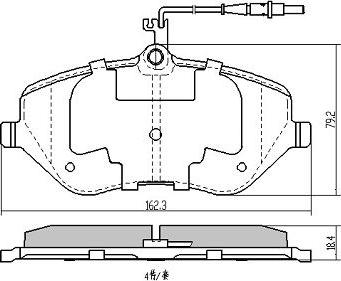 FREMAX FBP-1406 - Bremžu uzliku kompl., Disku bremzes autospares.lv