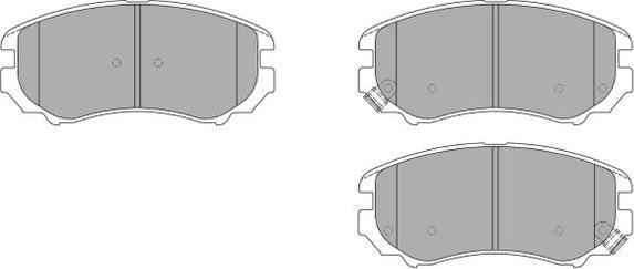 FREMAX FBP-1481 - Тормозные колодки, дисковые, комплект www.autospares.lv