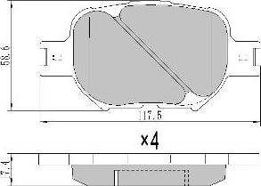 FREMAX FBP-1544 - Bremžu uzliku kompl., Disku bremzes www.autospares.lv