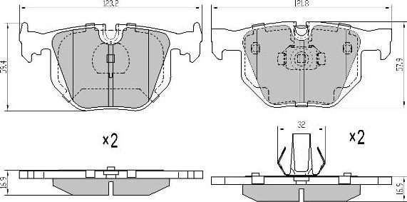 FREMAX FBP-1540 - Bremžu uzliku kompl., Disku bremzes www.autospares.lv