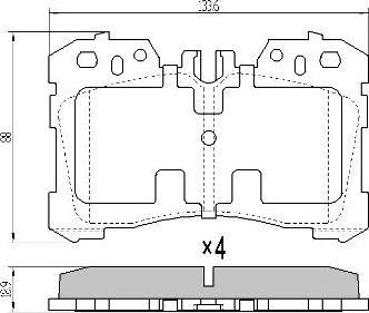 FREMAX FBP-1556 - Bremžu uzliku kompl., Disku bremzes www.autospares.lv