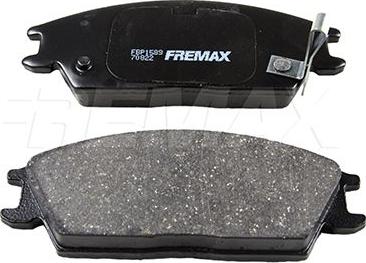 FREMAX FBP-1589 - Brake Pad Set, disc brake www.autospares.lv