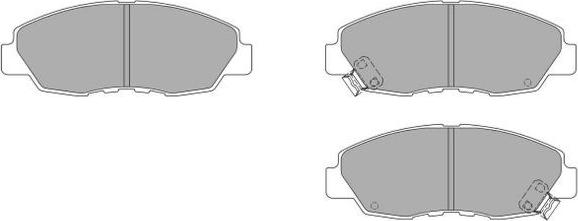 FREMAX FBP-1529 - Brake Pad Set, disc brake www.autospares.lv