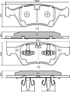 FREMAX FBP-1522 - Bremžu uzliku kompl., Disku bremzes www.autospares.lv