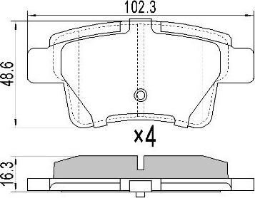 FREMAX FBP-1579 - Bremžu uzliku kompl., Disku bremzes www.autospares.lv