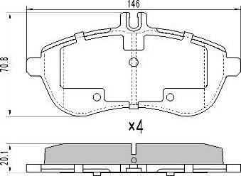 FREMAX FBP-1571 - Bremžu uzliku kompl., Disku bremzes autospares.lv