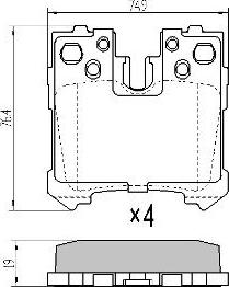 FREMAX FBP-1692 - Bremžu uzliku kompl., Disku bremzes www.autospares.lv