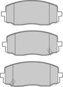 DJ Parts BP2737 - Тормозные колодки, дисковые, комплект www.autospares.lv