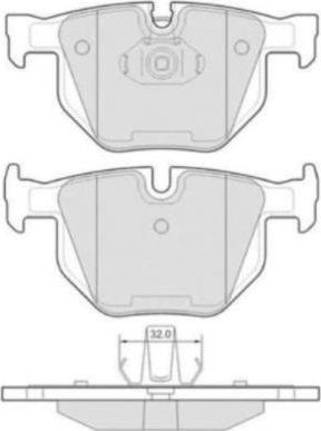 FREMAX FBP-1667 - Brake Pad Set, disc brake www.autospares.lv