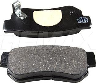 FREMAX FBP-1615 - Brake Pad Set, disc brake www.autospares.lv