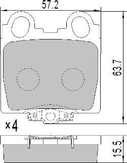 FREMAX FBP-1616 - Bremžu uzliku kompl., Disku bremzes www.autospares.lv