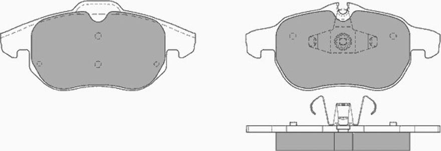 FREMAX FBP-1618 - Brake Pad Set, disc brake www.autospares.lv