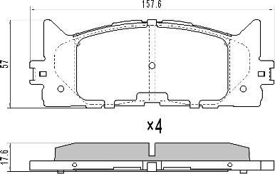 FREMAX FBP-1617 - Bremžu uzliku kompl., Disku bremzes www.autospares.lv