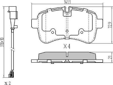 FREMAX FBP-1682 - Bremžu uzliku kompl., Disku bremzes www.autospares.lv